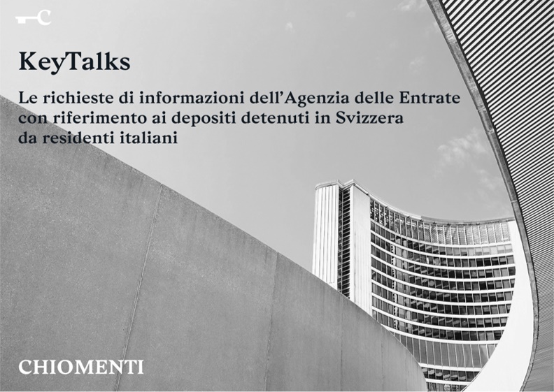 Key Talks “Le richieste di informazioni dell'Agenzia delle Entrate” – 30 gennaio 2020, Milano