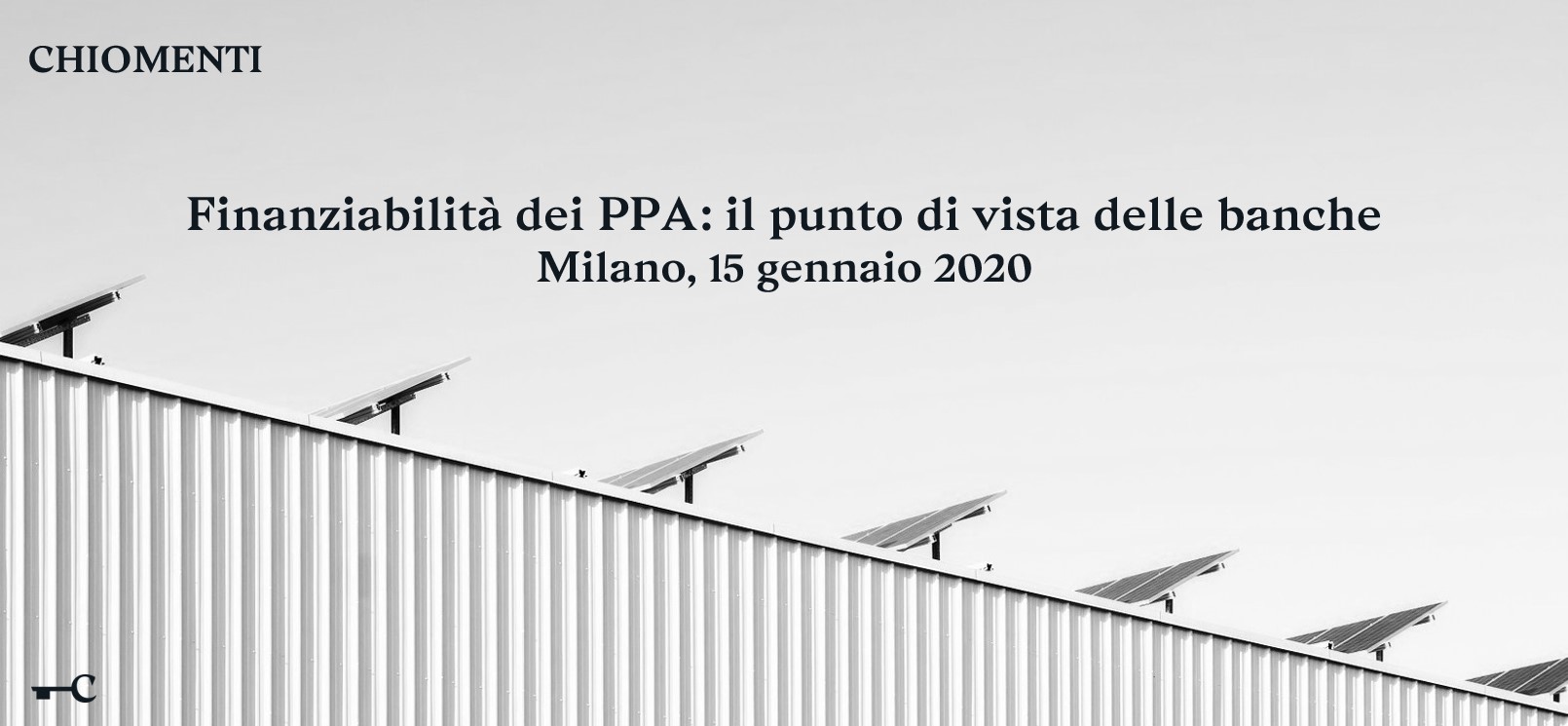 Finanziabilità dei PPA: il punto di vista delle banche - 15 gennaio 2020, Milano