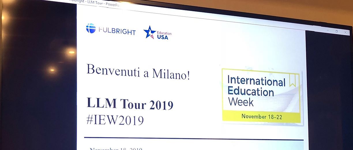 Chiomenti hosts LLM Tour 2019 - International Education Week (18-22 November 2019) 