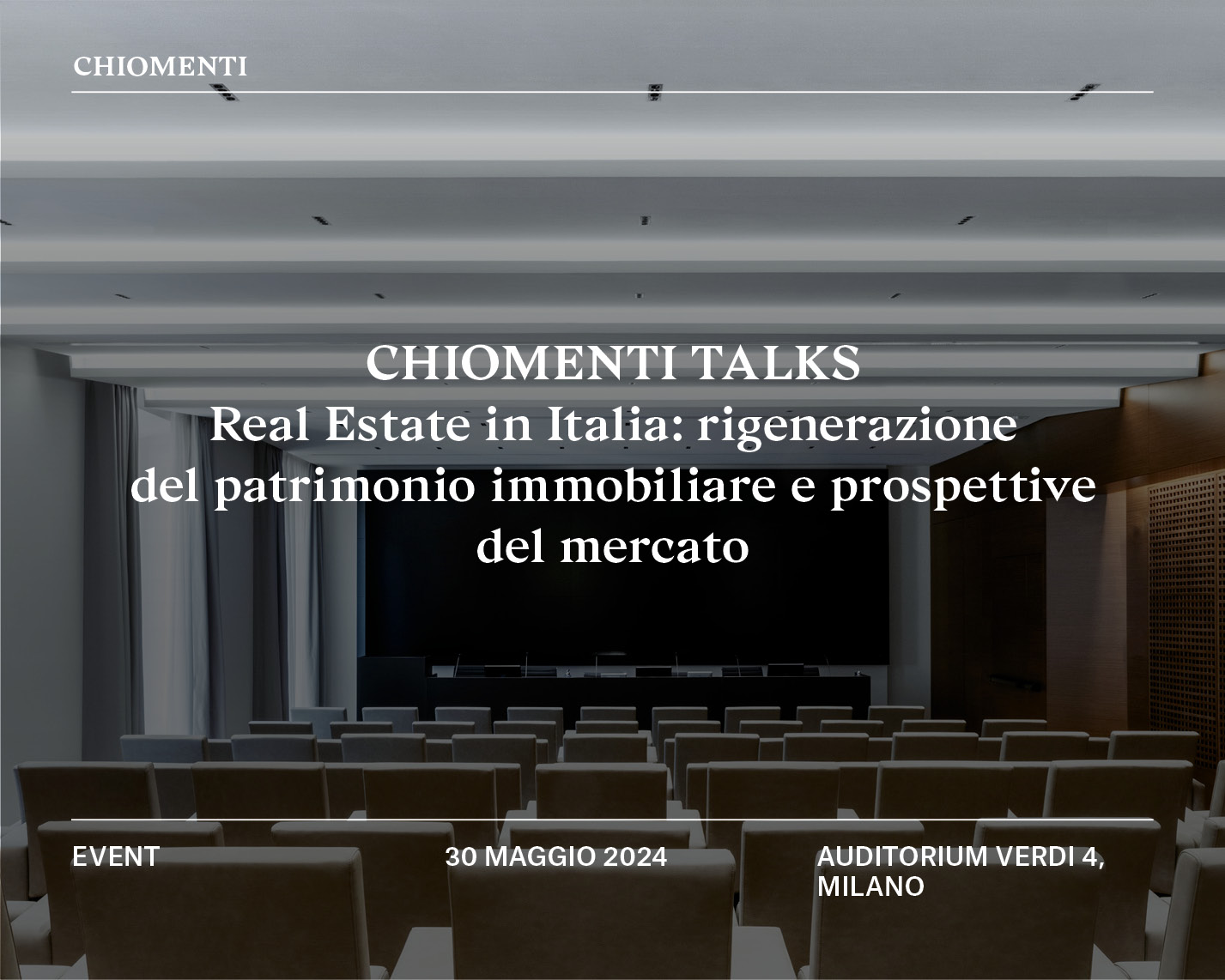 Chiomenti Talks | Real Estate in Italia