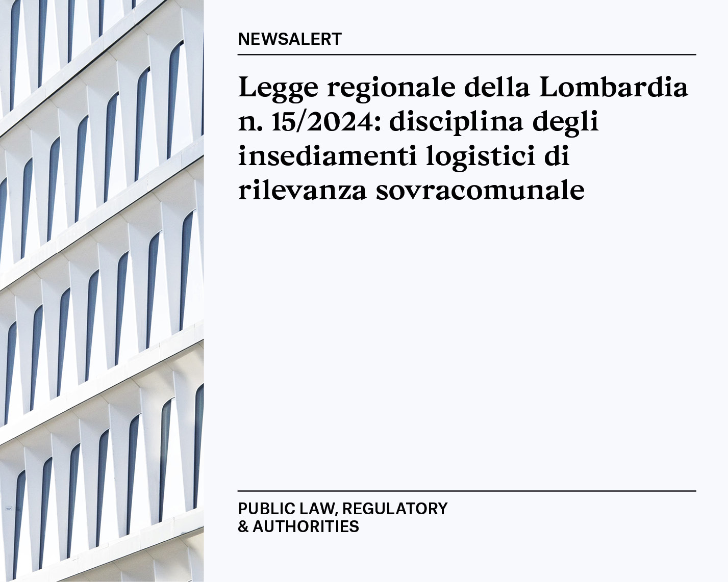 Newsalert | Public Law, Regulatory & Authorities 30/09/2024