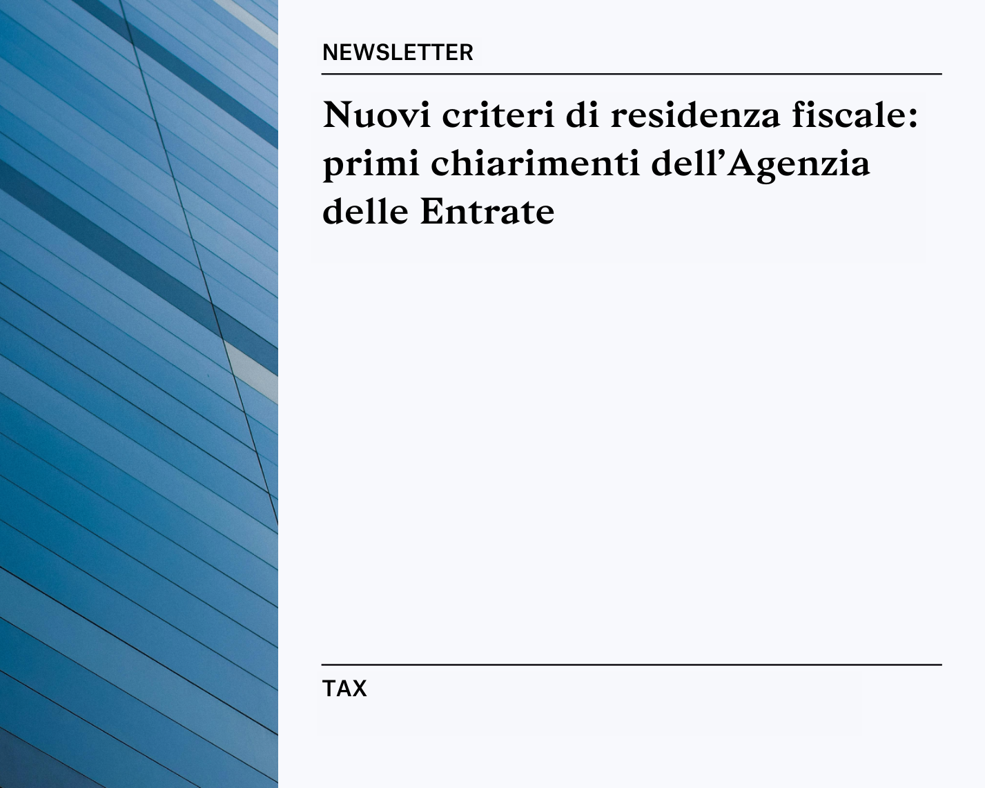 Newsletter | Tax 12/11/2024