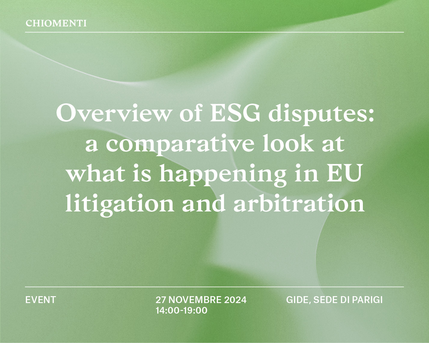 Overview of ESG disputes: a comparative look at what is happening in EU litigation and arbitration