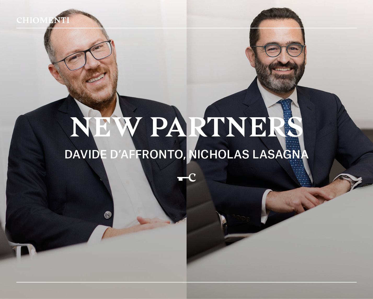 Davide D'Affronto and Nicholas Lasagna new Partners Chiomenti